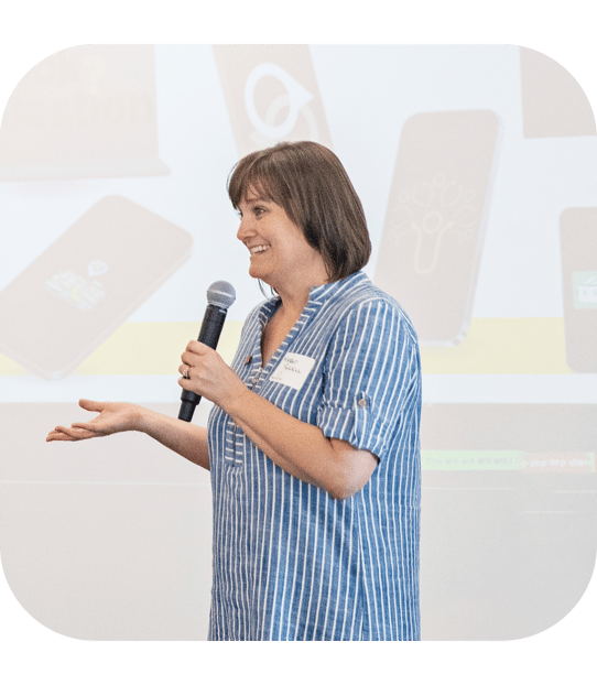 Margo Presenting - Photo Margo Presenting - Photo